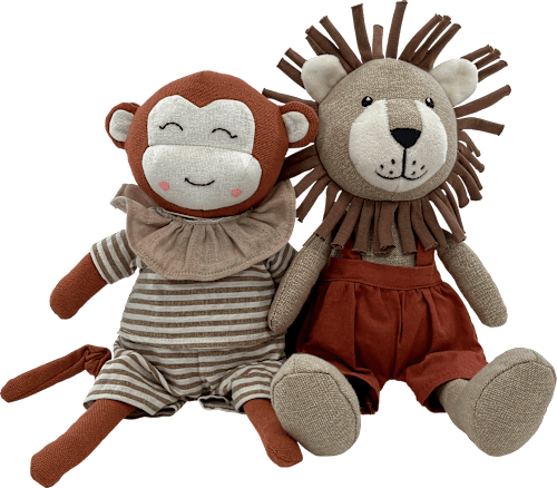 Puppe aus Stoff, Löwe (30 cm) Dekorieren & Einrichten