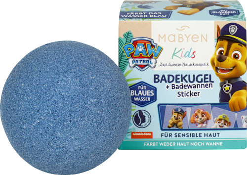 Kinder Badezusatz Badekugel + Sticker Paw Patrol Mabyen
