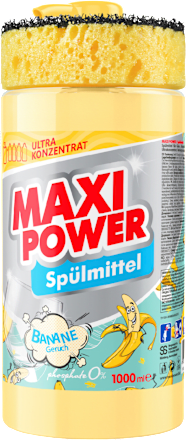 Detergent de vase cu Banană MAXI POWER