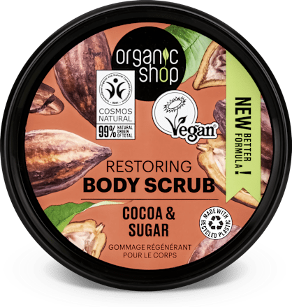 Scrub corpo esfoliante - cioccolato belga organic shop