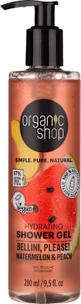 Gel za tuširanje Watermelon & Peach organic shop