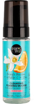 Spumă de curățare intensiv hidratantă organic shop