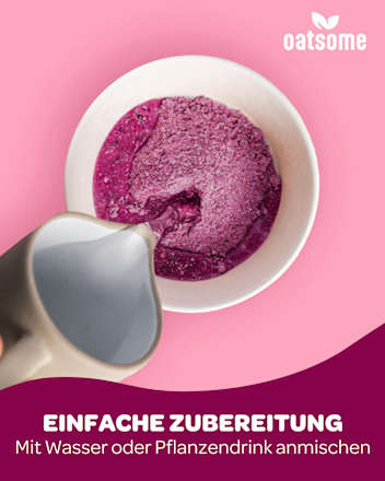 Smoothie Bowl Pulver, Blaubeere Himbeere "Benjamin Blaubeer" oatsome