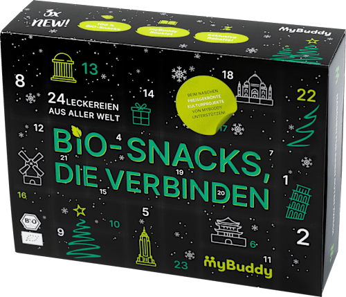 Adventskalender 2024 Leckereien aus aller Welt myBuddy