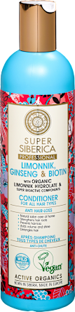 Balzam proti izpadanju las s shisandro, ginseng in biotinom SUPER SIBERICA