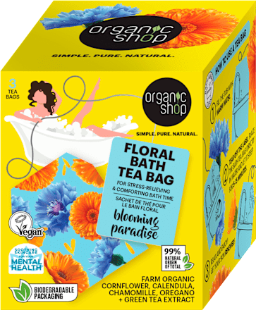 Floral Tea Bag kupka – cvjetna organic shop