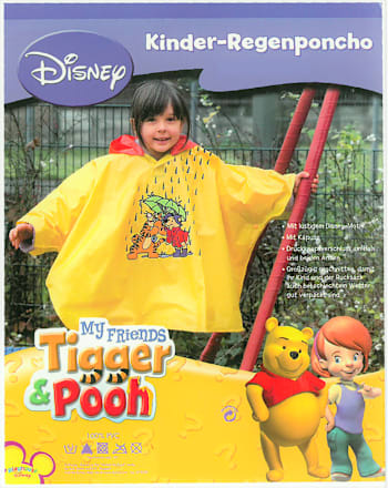 Regenschutz Kinder-Poncho Tigger & Pooh, Gr. 98/104 Disney