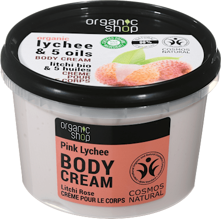 Krema za telo Organic Lychee & 5 Oils organic shop