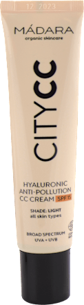 CC krém City CC Hyaluronic Anti-Polution s OF 15 - light MÁDARA organic skincare