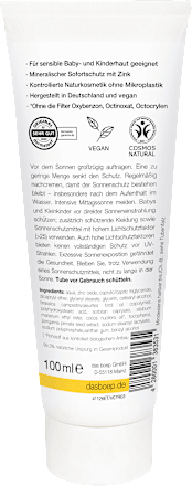 Sonnencreme sensitiv LSF 30 boep