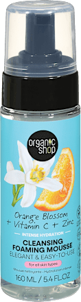 Vlažilna čistilna pena za obraz Orange Blossom organic shop