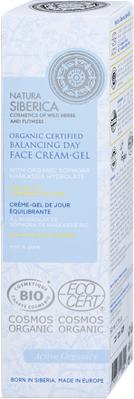 Kremni gel za obraz za mastno in mešano kožo  NATURA SIBERICA