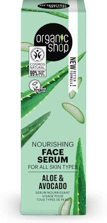 Siero nutriente viso aloe e avocado organic shop