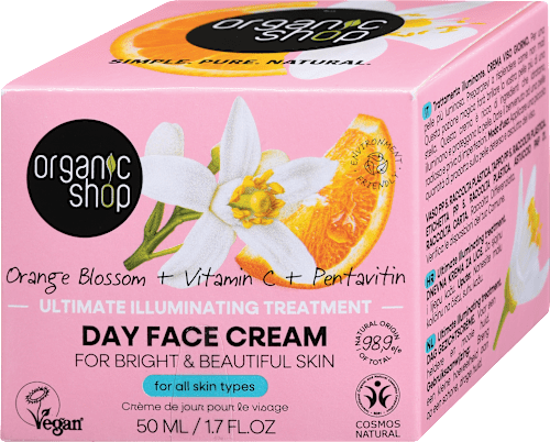 Dnevna krema za obraz Orange Blossom organic shop