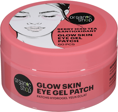 Hidrogelni obliži za predel pod očmi Berry Iced Tea & Antioxidant organic shop