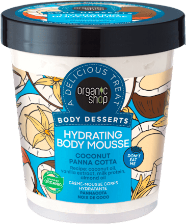 Body Desserts hidratantni mouss za tijelo - Coconut Panna Cotta organic shop