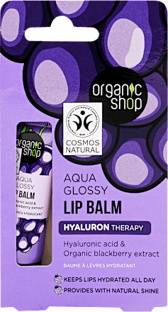 Ajakbalzsam, Aqua Glossy Hyaluron Therapy organic shop