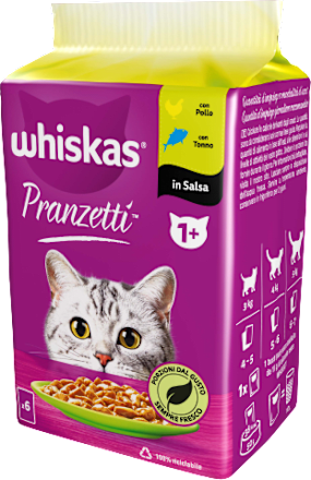 Pranzetti mari e monti per gatti adulti whiskas