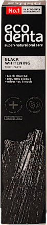 Pasta de Dinti Black Whitening, cu carbune si Teavigo ecodenta
