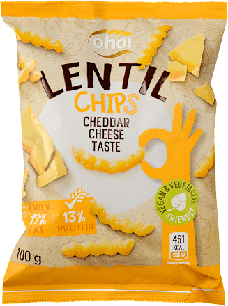 Lencse chips cheddar sajttal OHO!