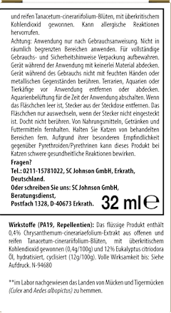 Mückenstecker 45 Nächte Nachfüllpack Raid ESSENTIALS
