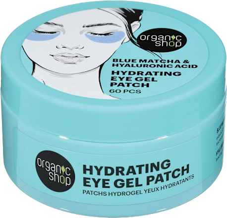Hidrogelni obliži za predel pod očmi Blue Matcha & Hyaluronic Acid organic shop