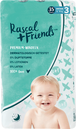 Windeln Gr. 3 (6-11 kg) Rascal+Friends