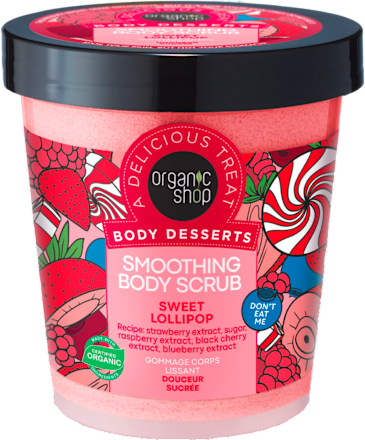 Piling za telo - slatka lizalica  organic shop