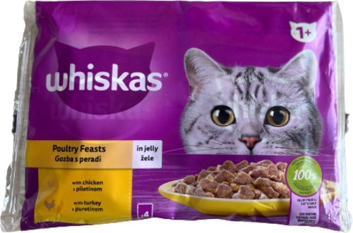 Mokra hrana za mačke od peradi whiskas