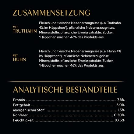 Nassfutter Katze mit Huhn & Truthahn, fresh & fine, Multipack (6x50 g) Sheba