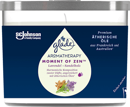 Duftkerze im Glas Aromatherapy Moment of Zen glade