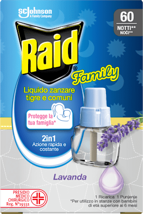 Family tečnost za električni aparat – lavanda Raid