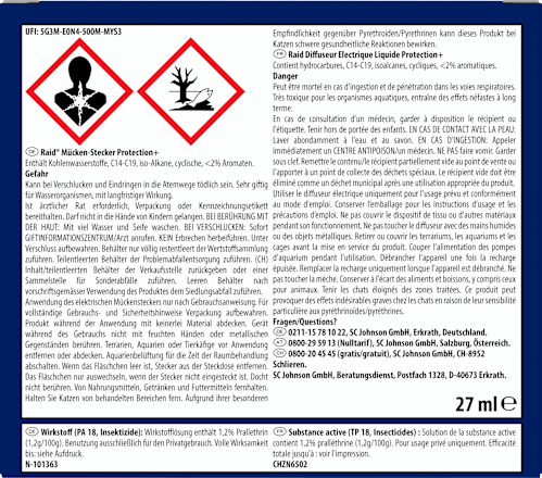 Mückenstecker Protection + Raid