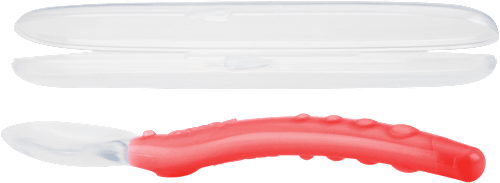 Cucchiaino in morbido silicone 3+ m assort. Nûby