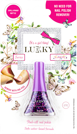 Peel off lak za nokte - ljubičasta LUKKY