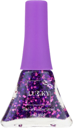 Peel off lak za nokte - ljubičasta LUKKY