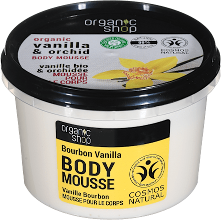 Mousse za telo Organic Vanilla & Orchid organic shop