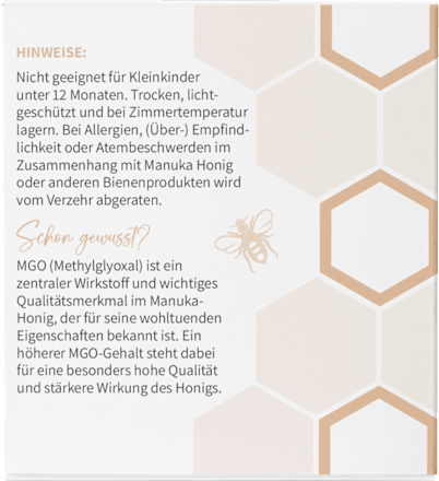 Manuka Honig MGO 500+ bedrop