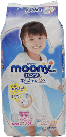Plienkové nohavičky Air Fit Girls - veľ. XXL (13-28 kg) moony