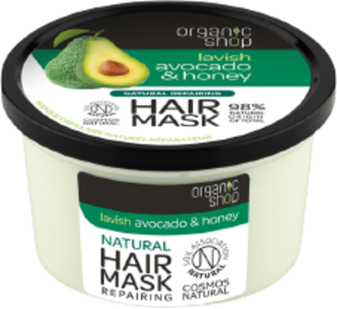 Mască de păr reparatoare cu avocado organic shop