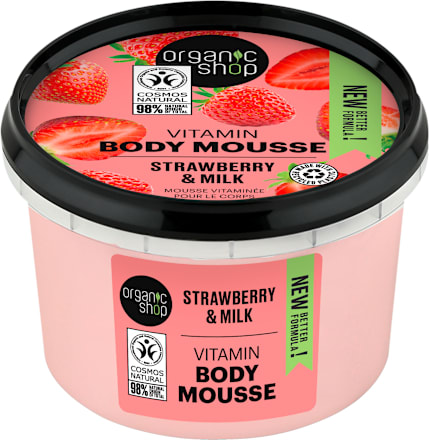 Strawberry Yoghurt mousse de corp organic shop
