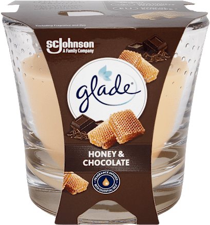Vonná sviečka v skle Honey & Chocolate   glade