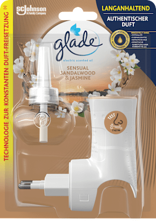 Lufterfrischer Duftstecker Sensual Sandalwood & Jasmine Halter glade