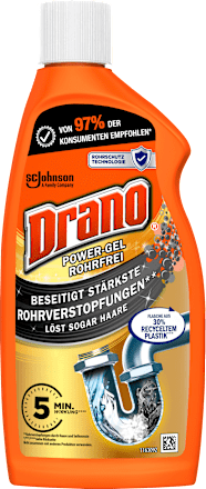 Rohrreiniger Power Gel Rohrfrei Drano