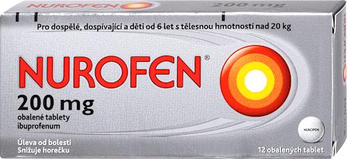potahované tablety 200mg NUROFEN