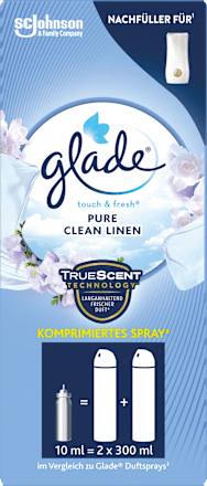 Duftspray Mini touch & fresh Nachfüller Pure Clean Linen glade