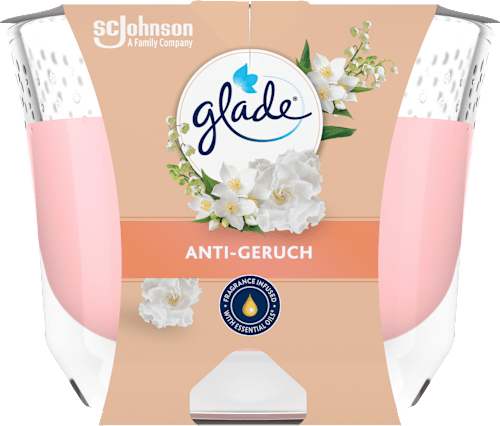 Duftkerze im Glas Anti Geruch 204 g glade