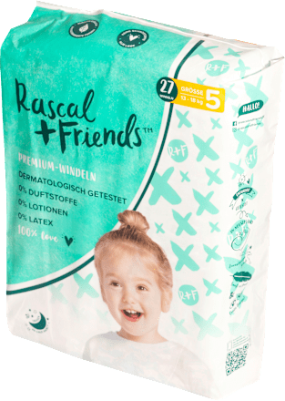 Windeln Gr. 5 (13-18 kg) Rascal+Friends