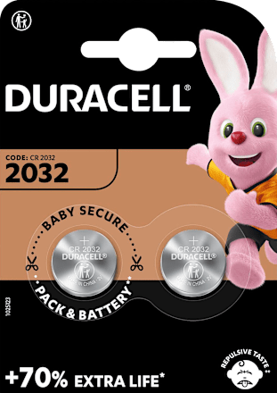 Batterie Knopfzelle CR 2032 Lithium DURACELL
