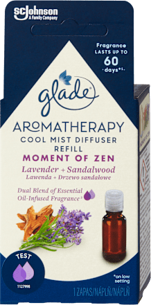 Esenciálny olej do difuzéra Aromatherapy Cool Mist Moment of Zen glade